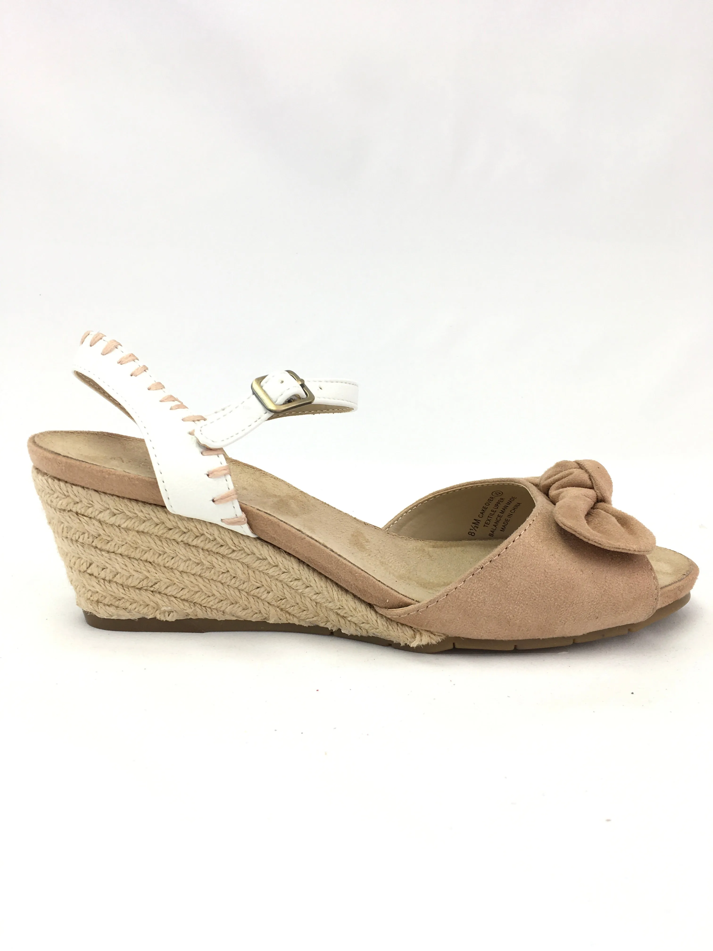 Aerosoles Cake Over Espadrille Wedge Sandals Size 8.5M