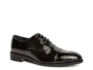 Anthony Veer Clinton Cap Toe Patent Oxford Shoes, Black