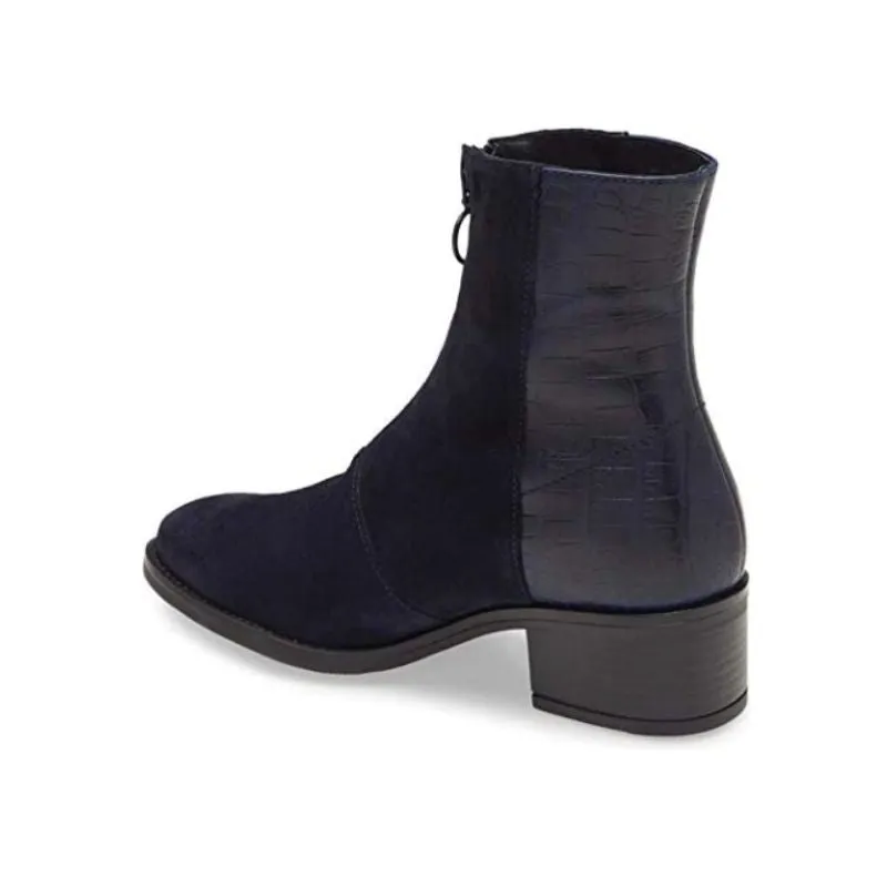 Bos. & Co. Jordon Navy Blue Women's Ankle Boots