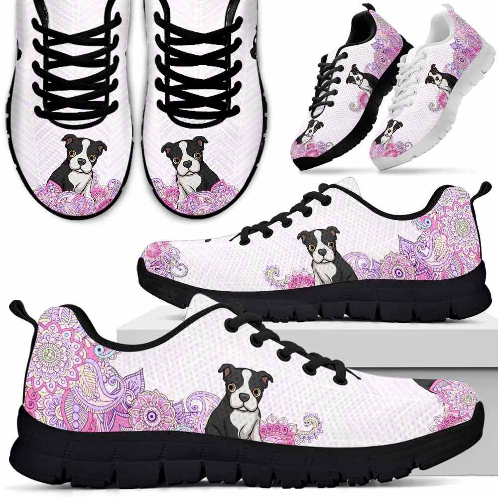 Boston Terrier Sneaker, Boston Terrier Dog Shoes For Men Women, Boston Terrier Shoes