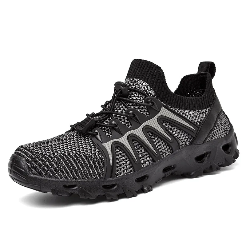 Breathable Flexible Sports Men's Trekking Sneakers - SF0815