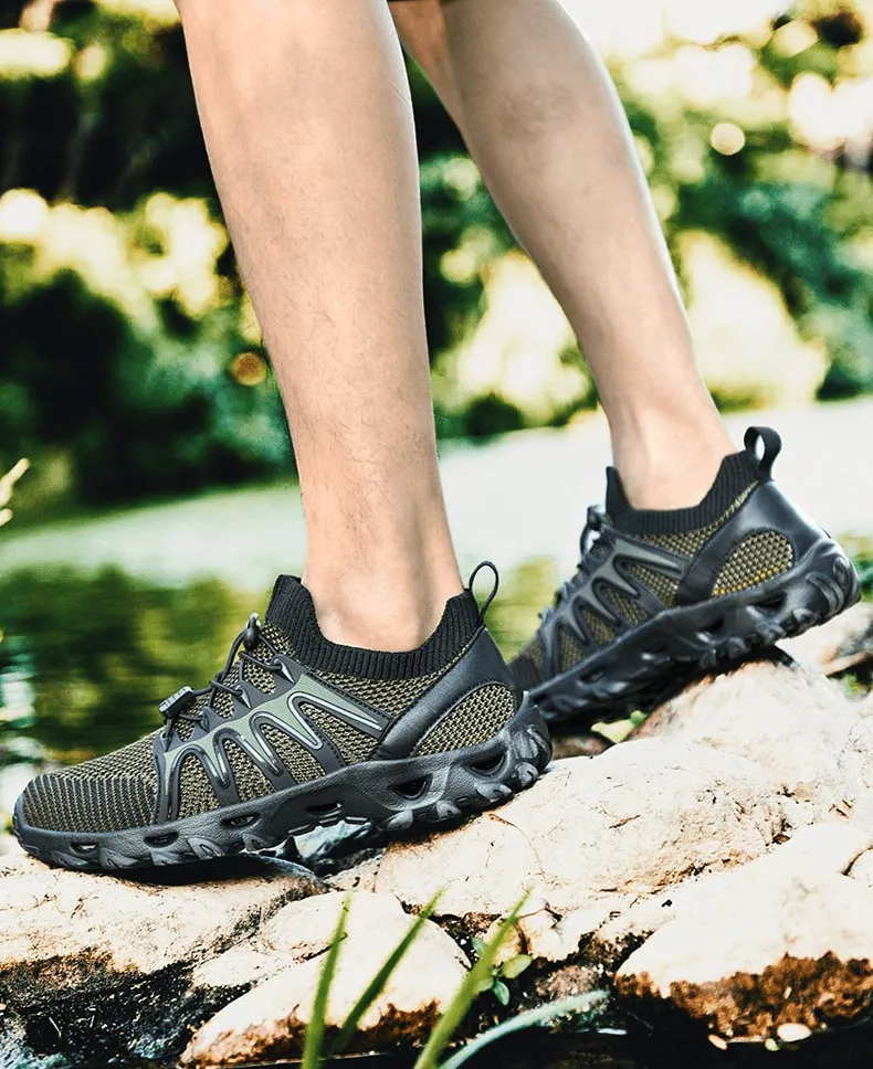 Breathable Flexible Sports Men's Trekking Sneakers - SF0815