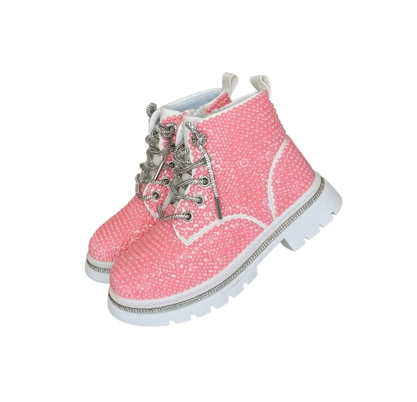 Bubble Gum Shimmer Boots