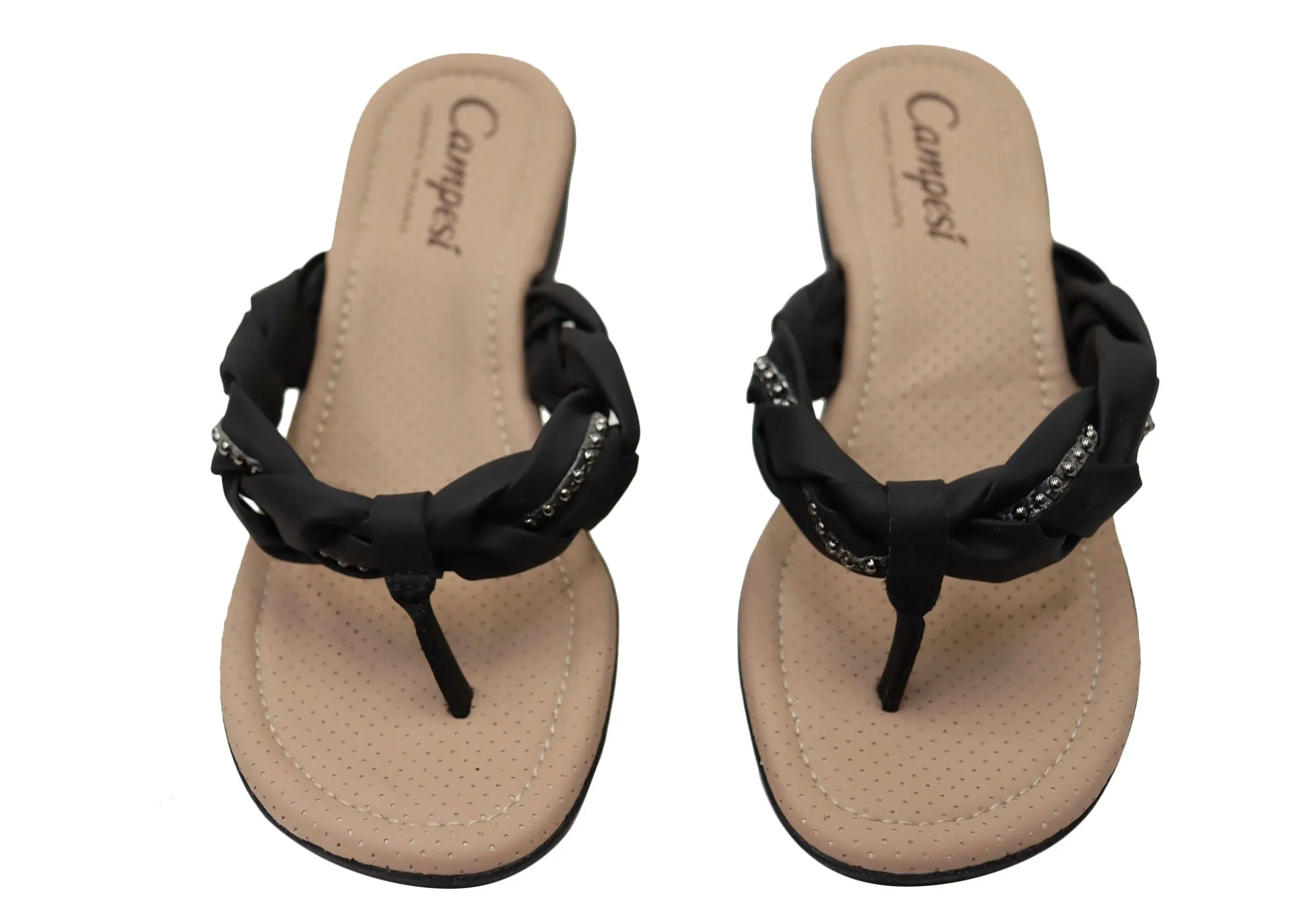 Campesi Caitlin Womens Comfortable Thongs Sandals Made In Brazil