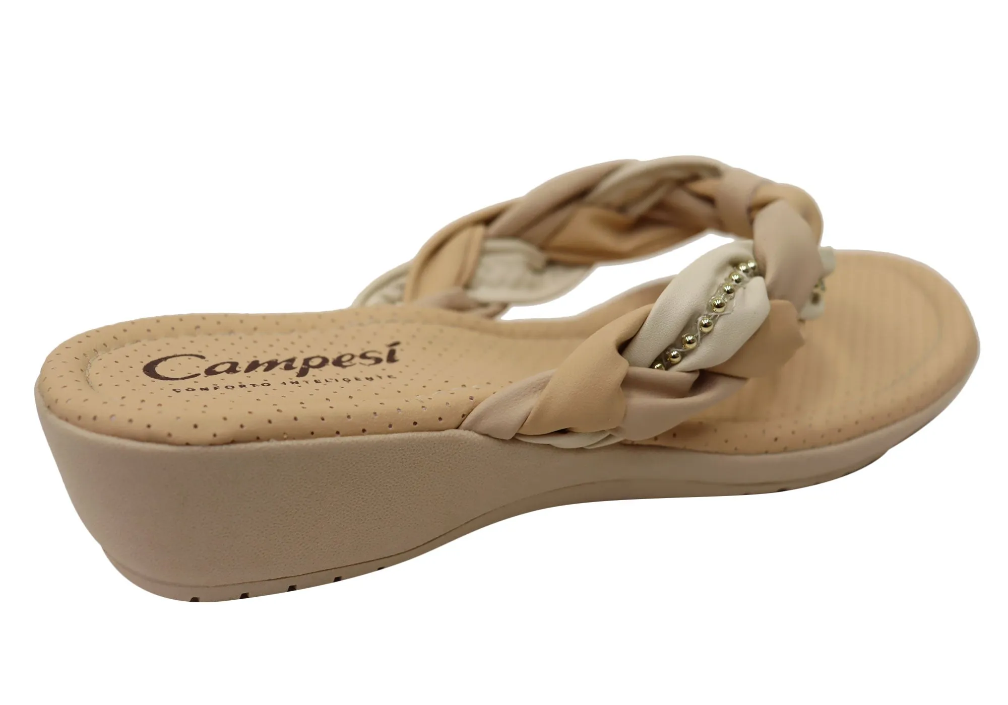 Campesi Caitlin Womens Comfortable Thongs Sandals Made In Brazil