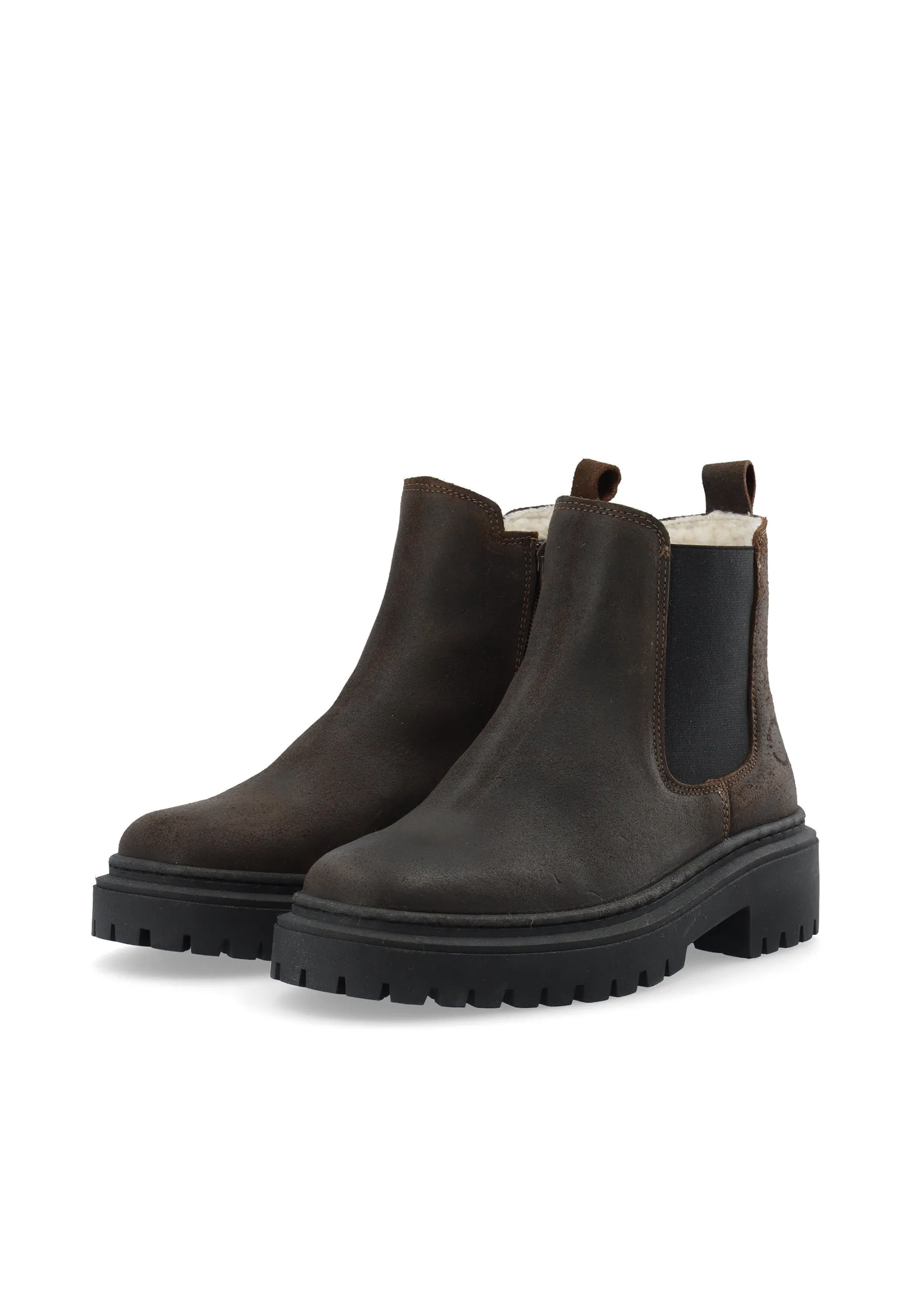 CASLEA Chelsea Boot Warm Lining Oil Suede