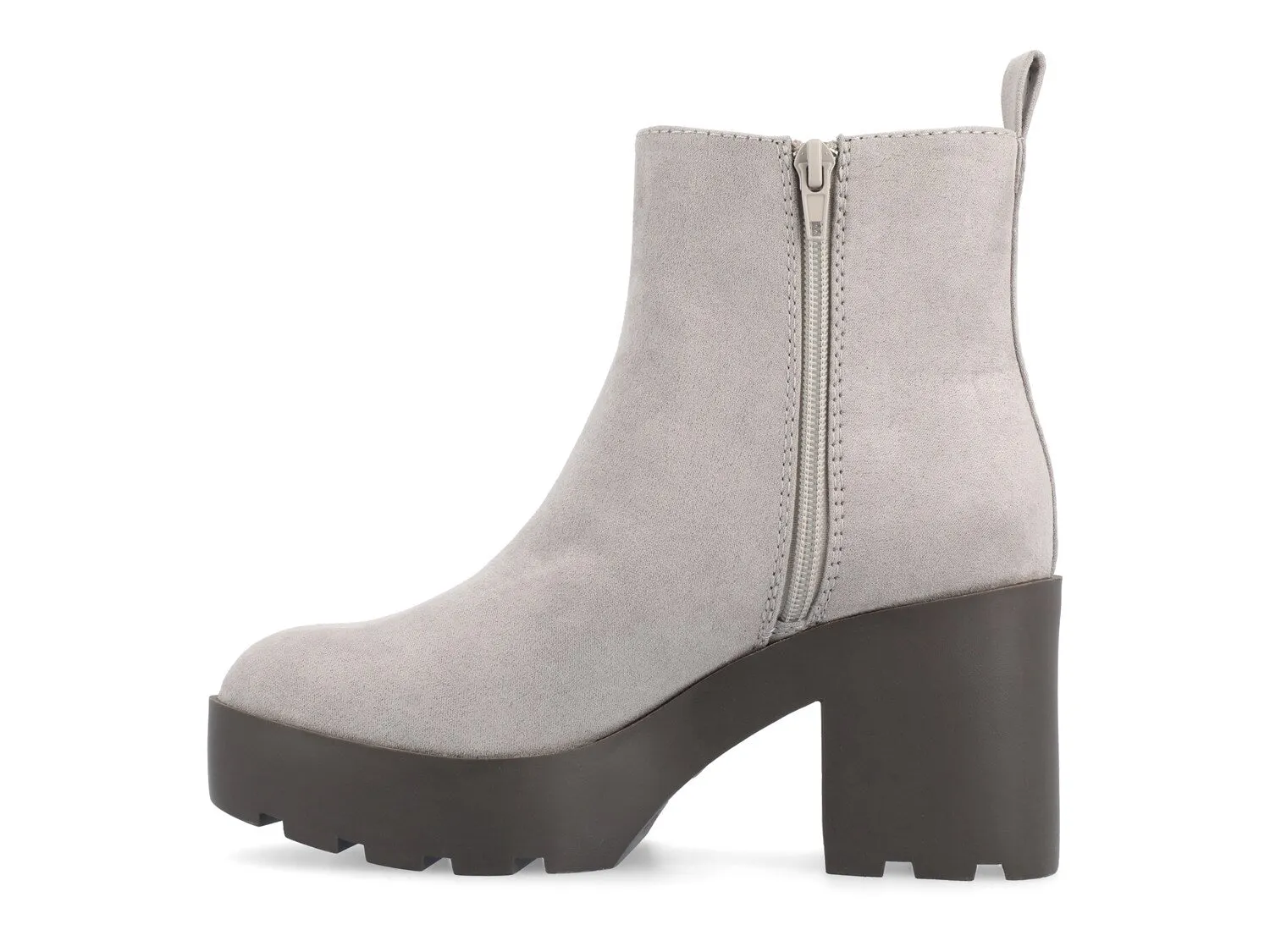 Cassidy platform ankle boots Journee Collection, gray