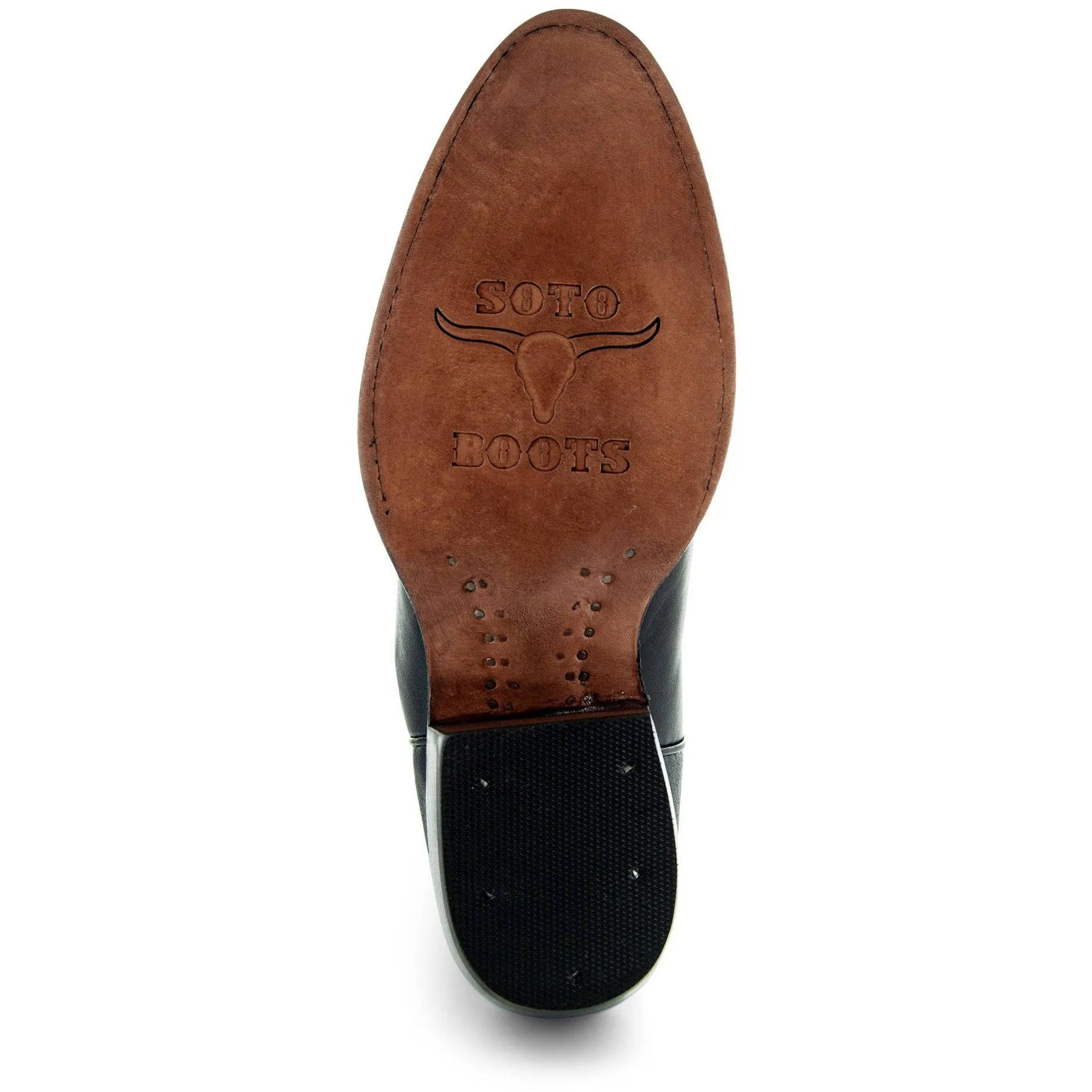 Cowboy Dress Boots | Mens Classic Round-Toe Boots (H7001)