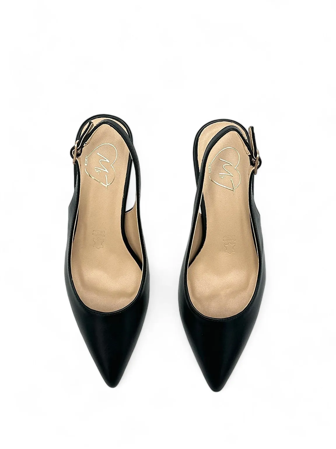 Dona Pointed-Toe Slingback Pumps