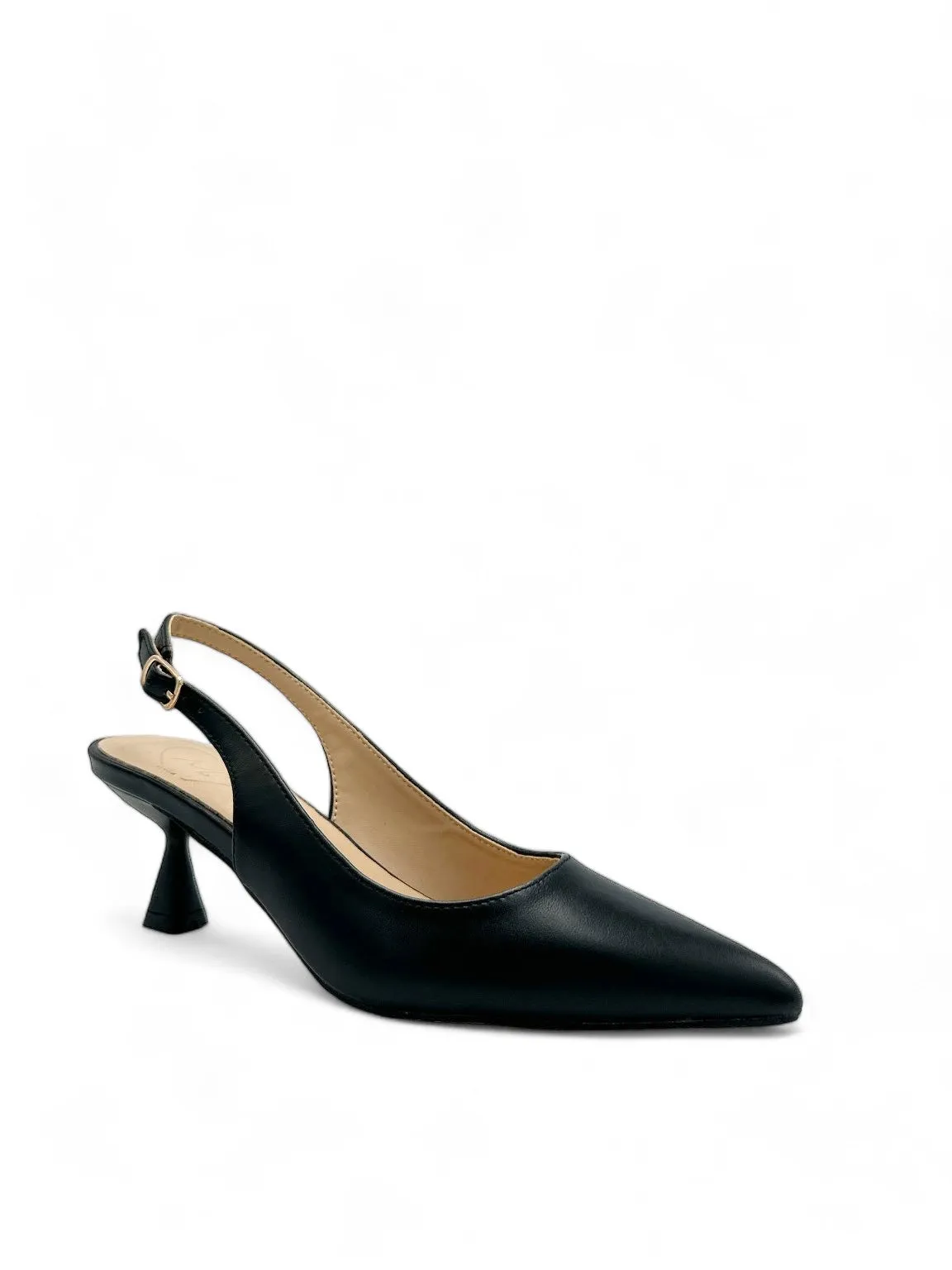 Dona Pointed-Toe Slingback Pumps