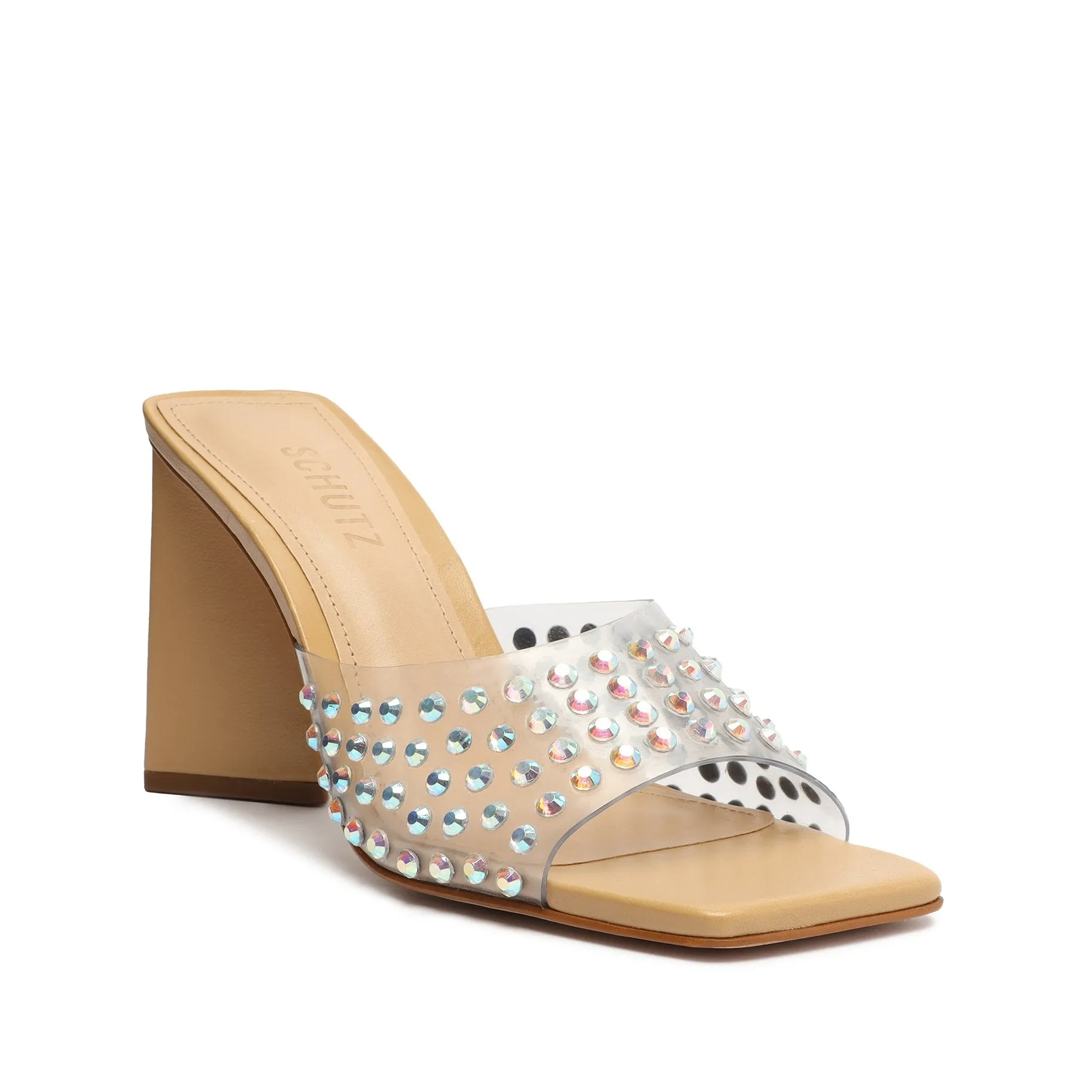 Lizah Crystal Vinyl Sandal