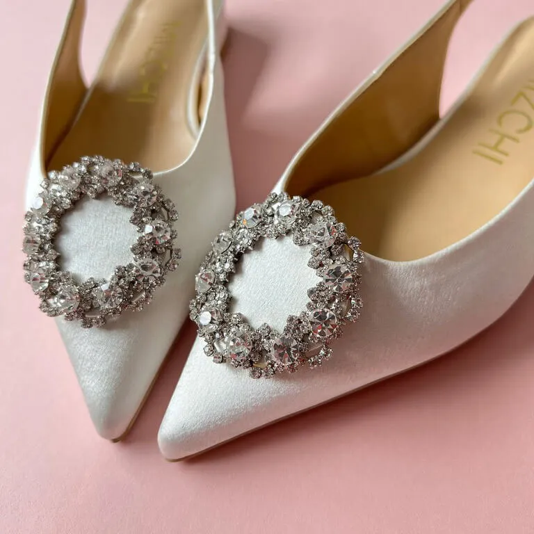 LOVE DUO - wedding heel - custom without broach option