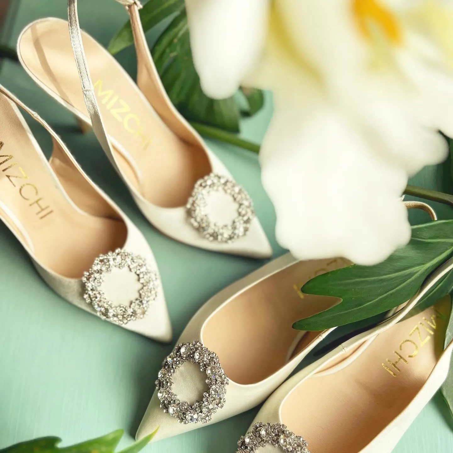 LOVE DUO - wedding heel - custom without broach option