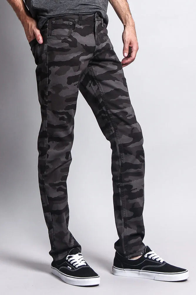 Men's Camo Skinny Jeans