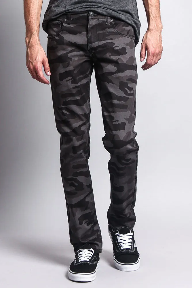 Men's Camo Skinny Jeans