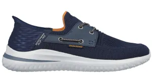 MEN'S SKECHERS SLIP-INS RELAXED DELSON 3.0-ROTH  | NAVY