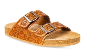 Molly Megan Hand-Tooled Sandals by Myra