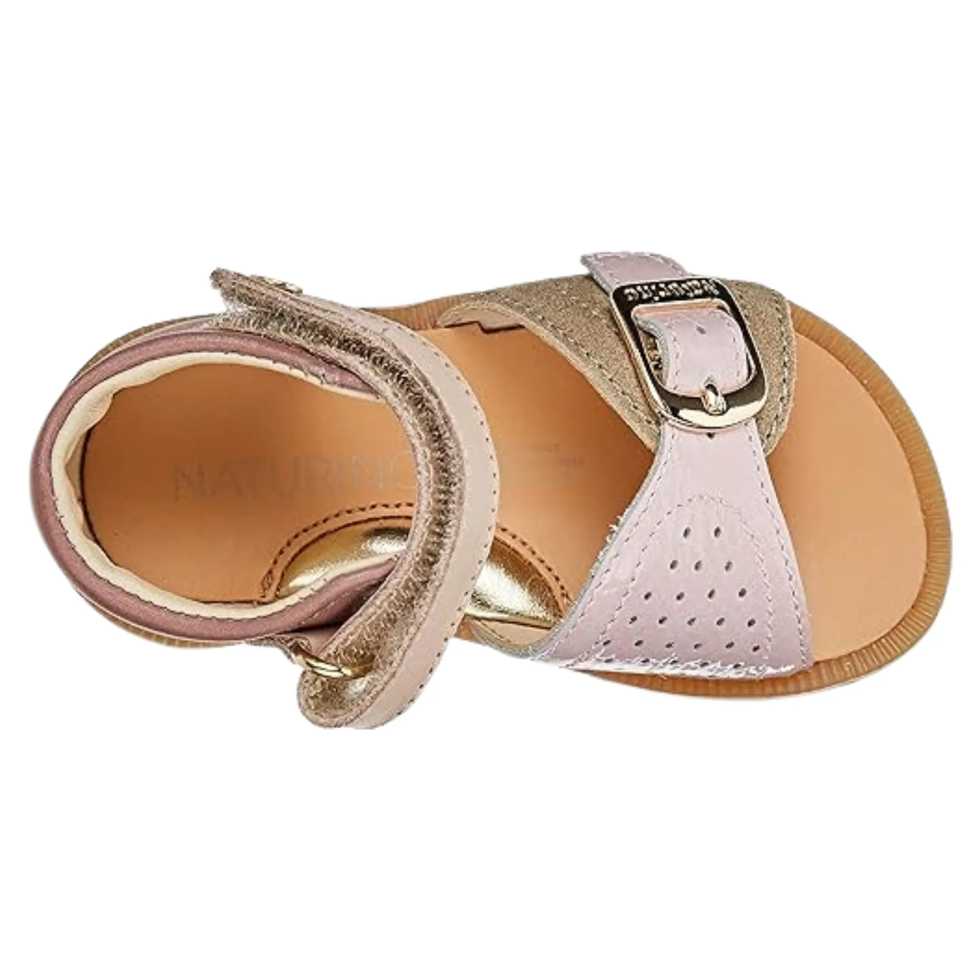 Naturino Baby Girls Jead Pink Sandals