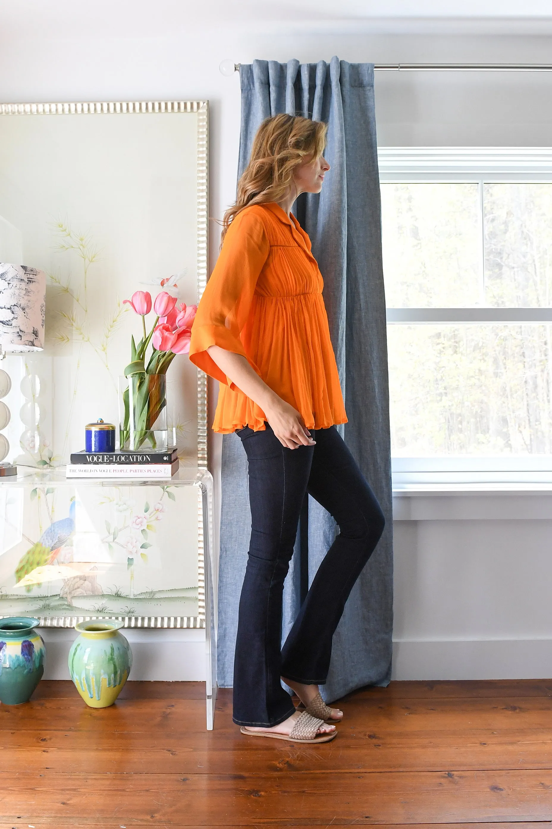 Orange Layered Shirt