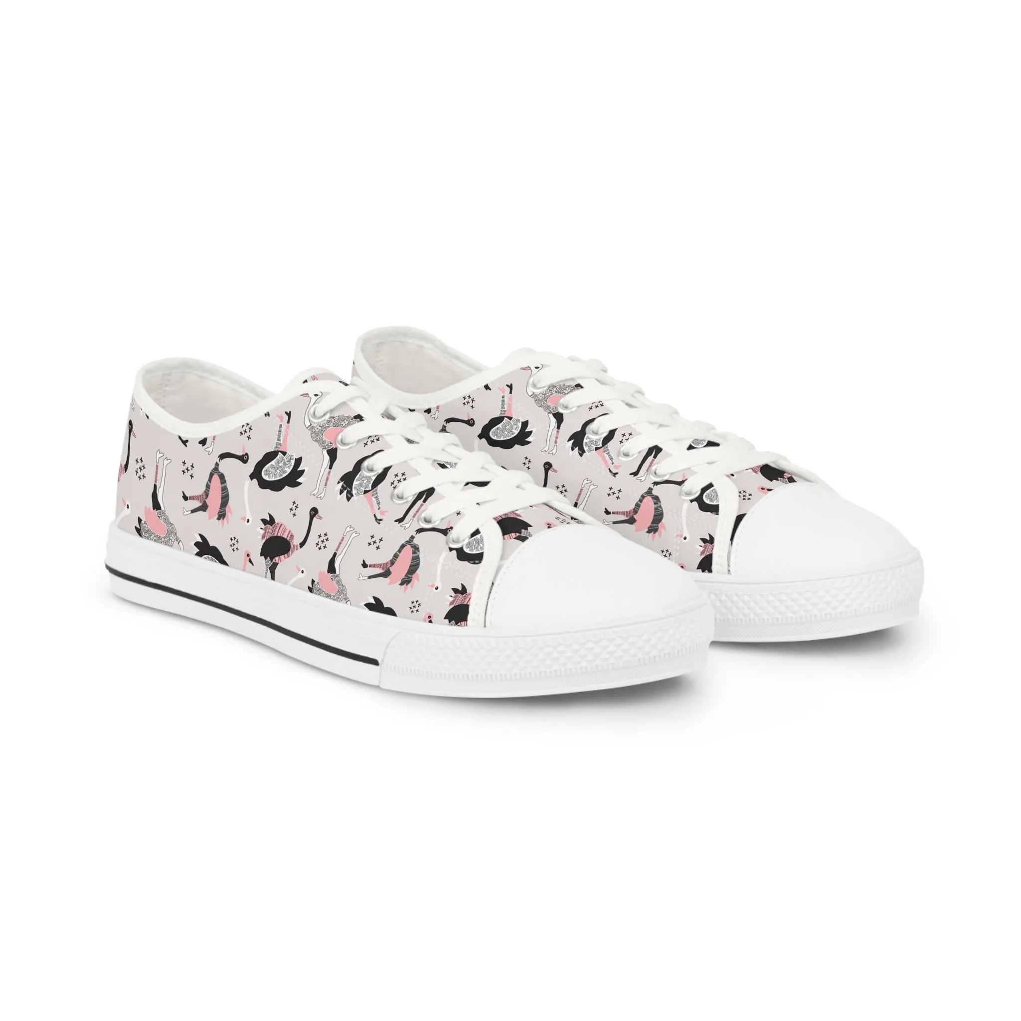 Ostrich Men's Low Top Sneakers