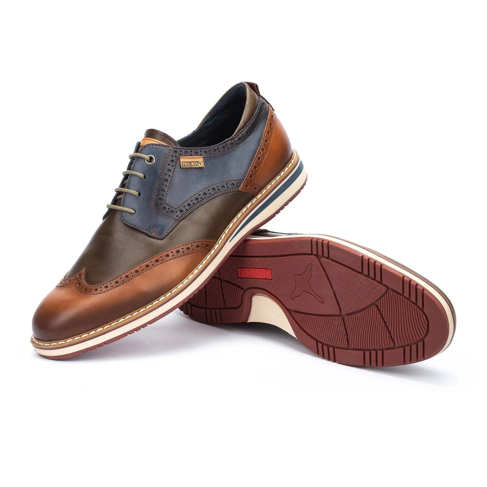 Pikolinos Avila M1T-4191C1 Oxford (Men) - Brandy Leather