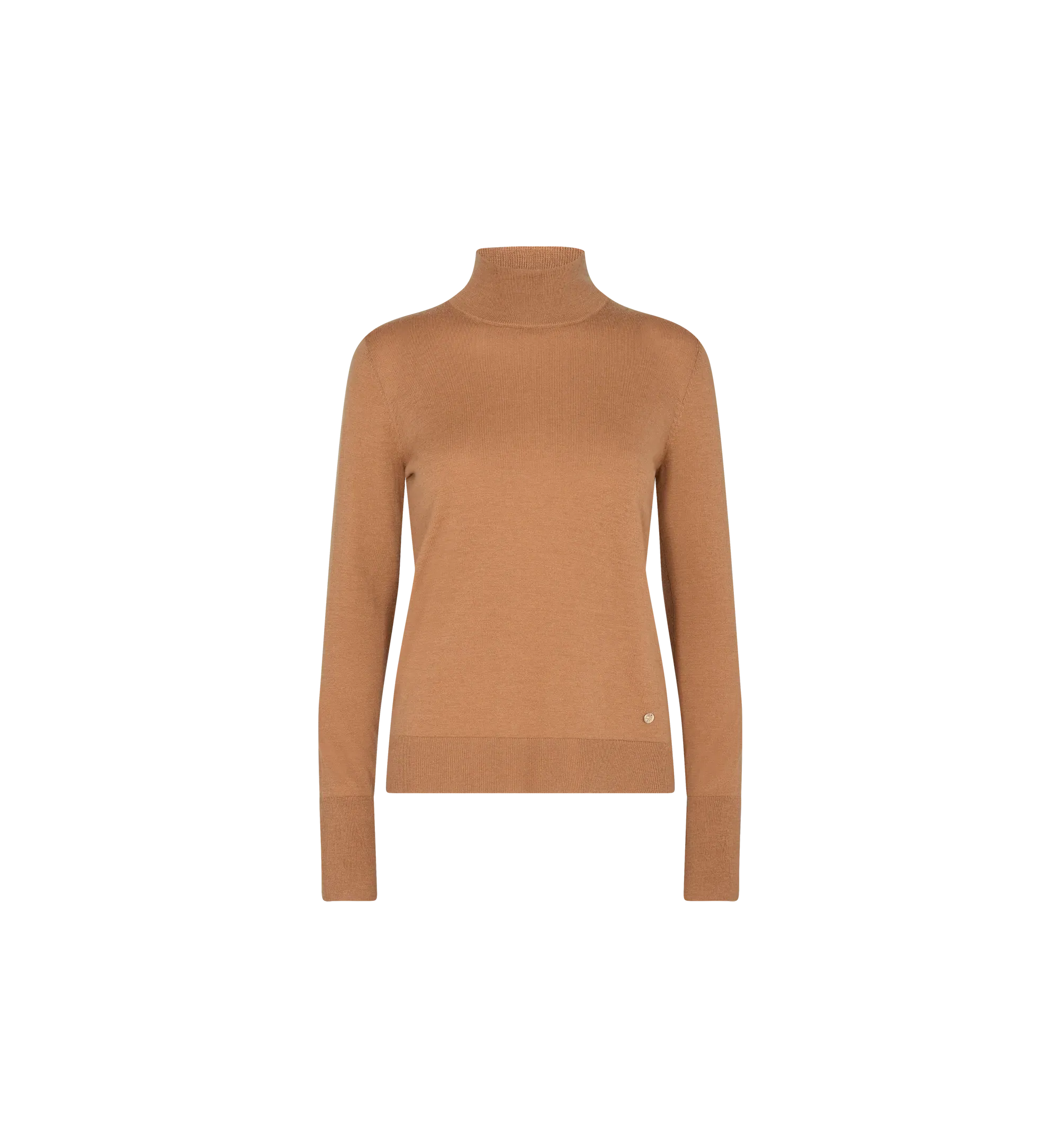 Relena Highneck Knit - Chipmunk