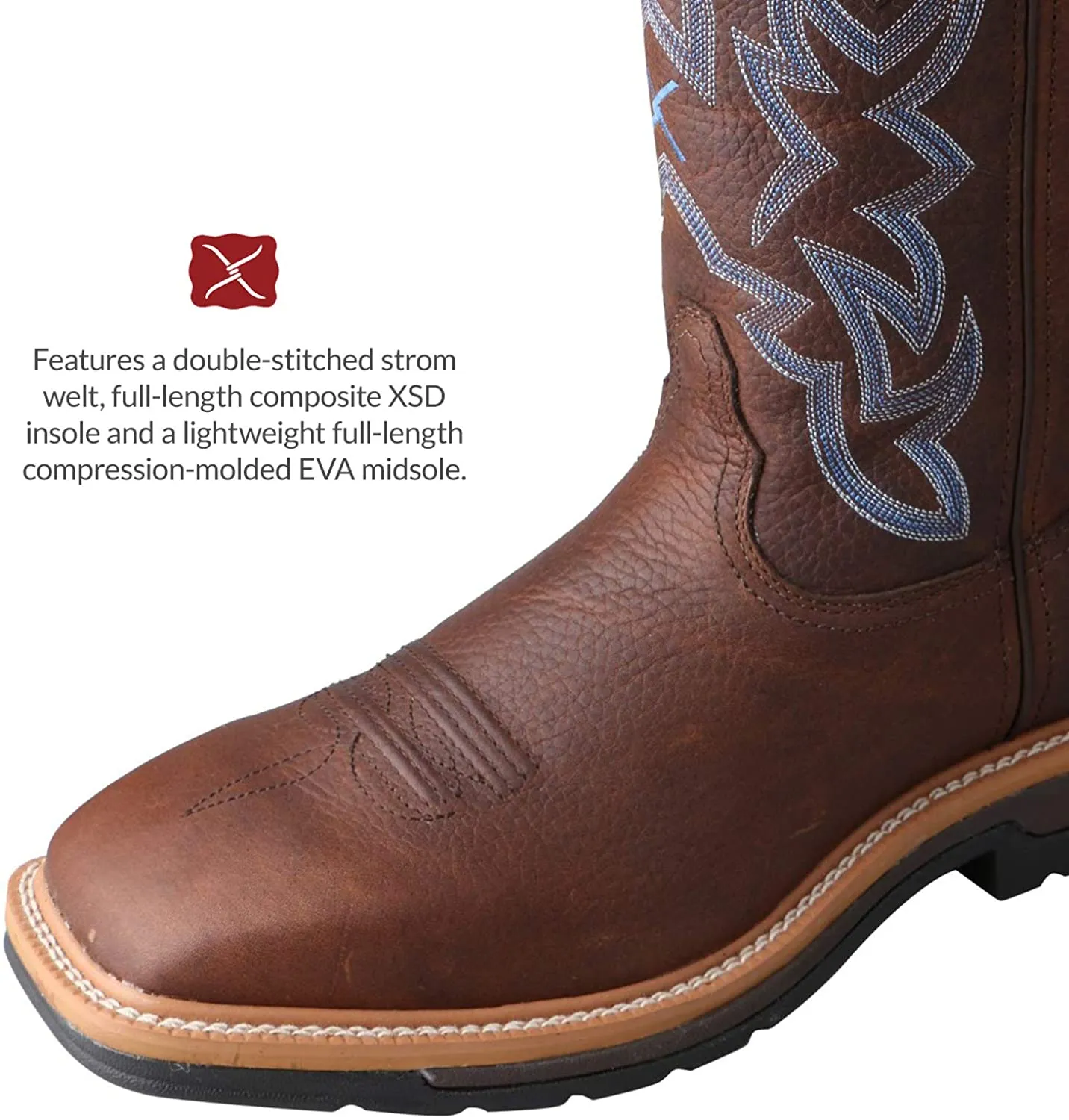 Twisted X Men's Steel Toe Western Work Boot