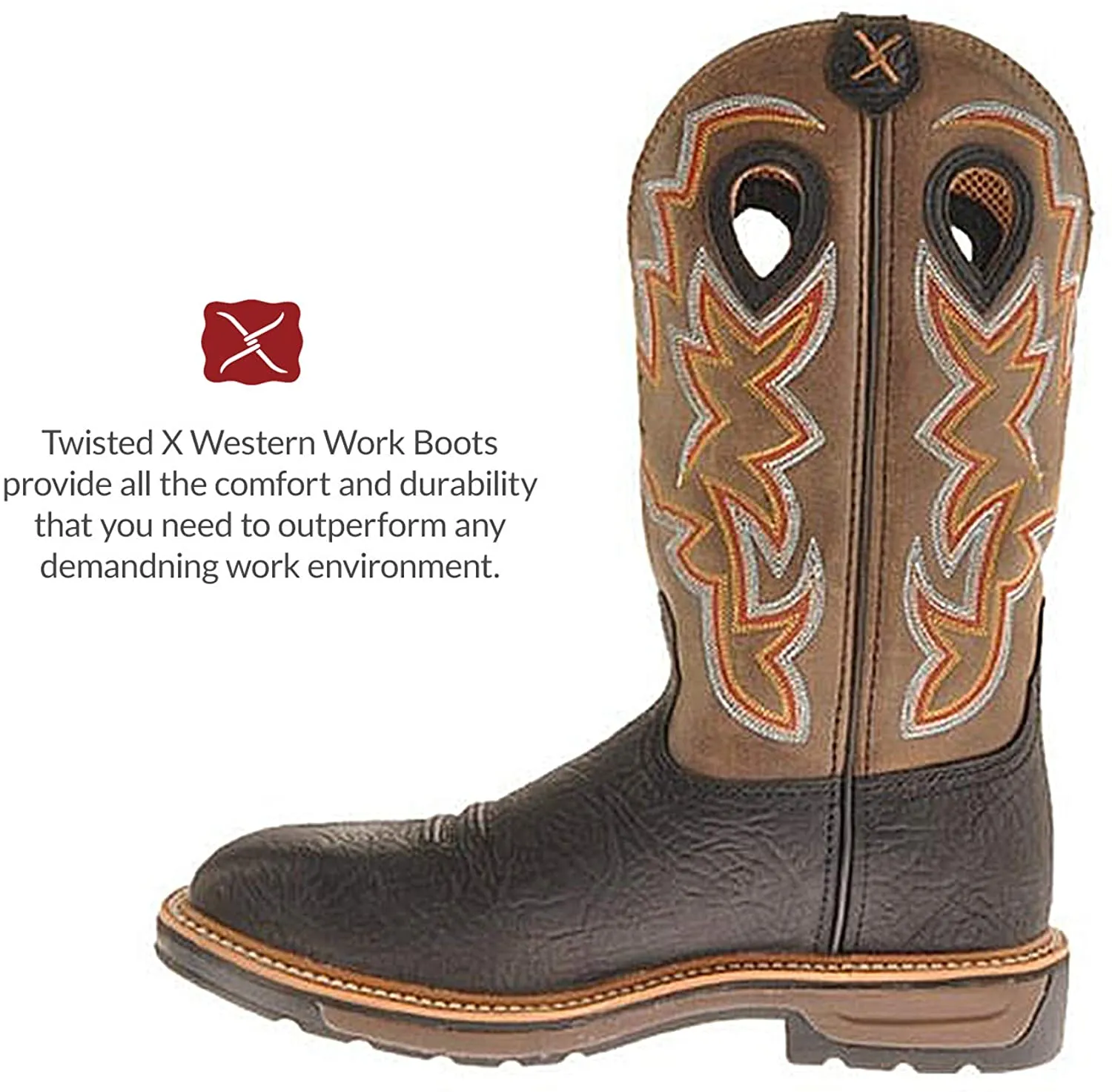 Twisted X Men's Steel Toe Western Work Boot