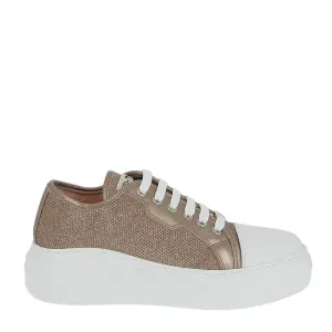 Unisa Fidan Metallic Bronze Platform Sneaker