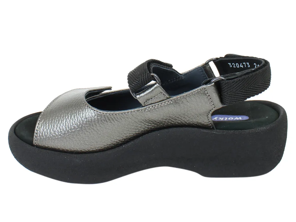 Wolky Sandals Jewel Anthracite