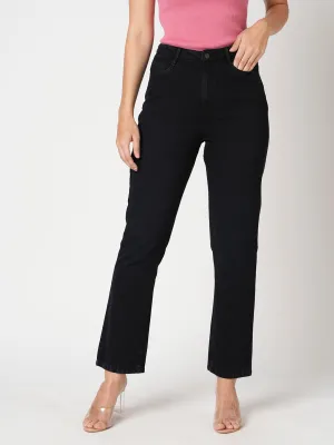 Women High-Rise Relaxed Straight Fit Jeans