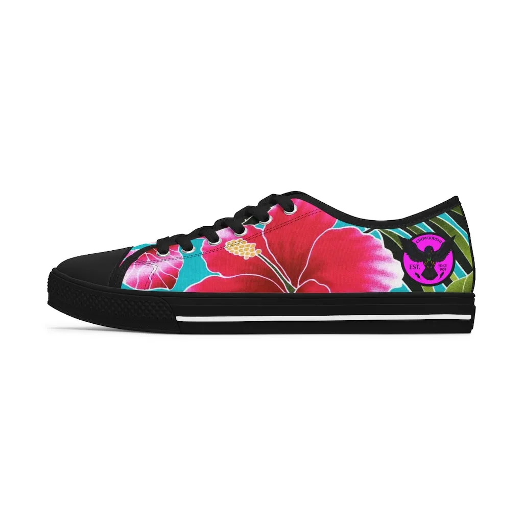 Women's Crowgodshi Flower Garden Low Top Sneakers