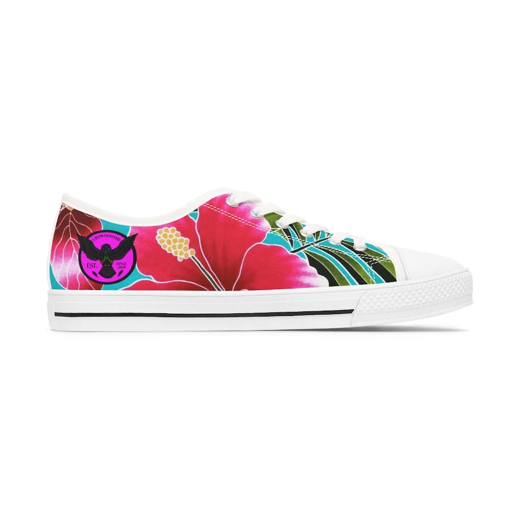 Women's Crowgodshi Flower Garden Low Top Sneakers