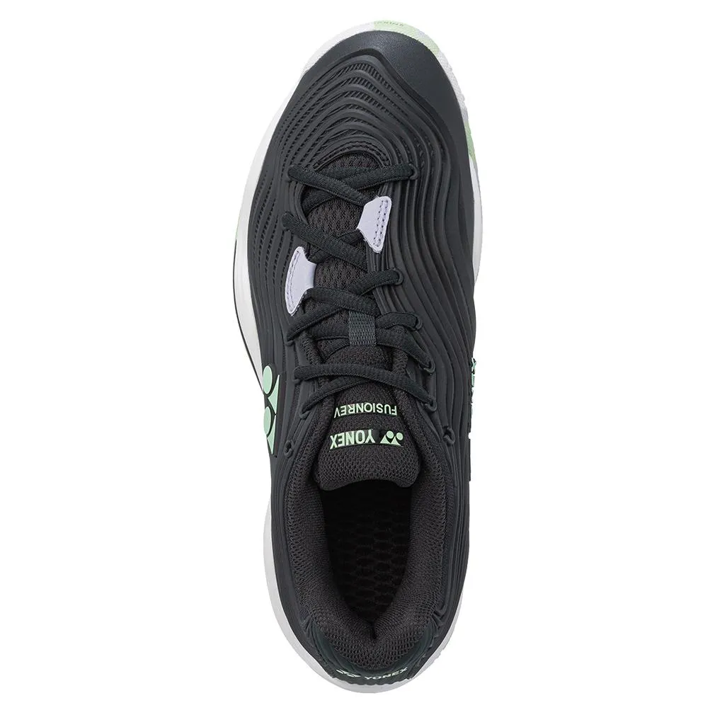 Women's Fusionrev 5 Clay Tennis Shoes Black and White