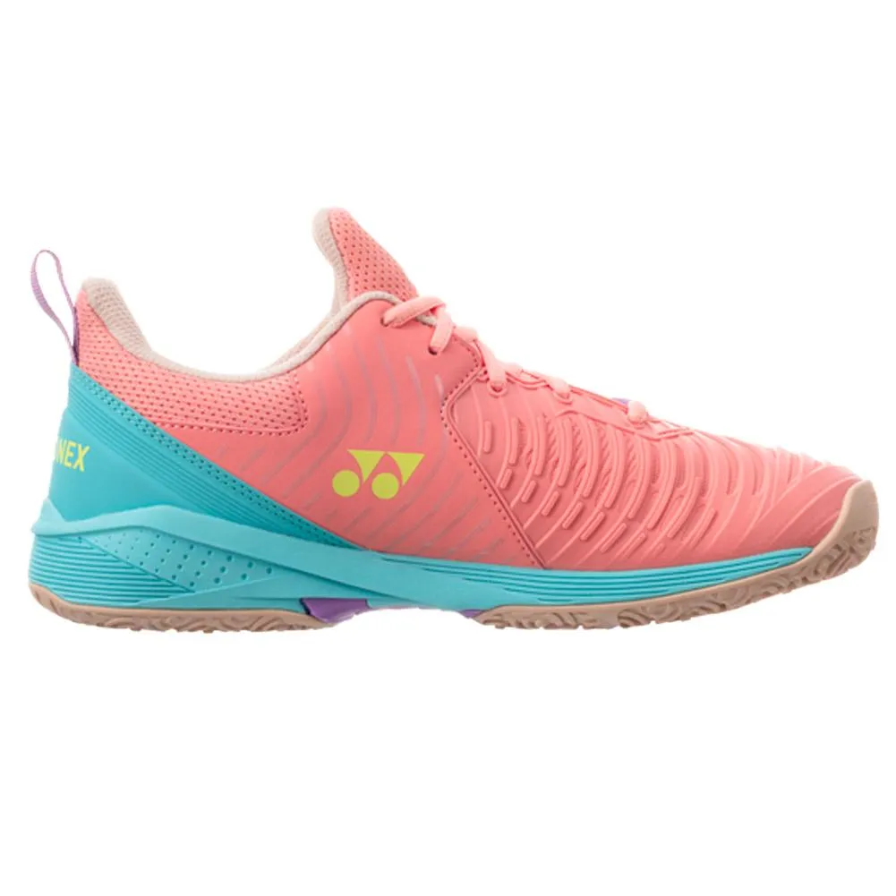 Women's Sonicage 3 Clay Tennis Shoes Pink and Saxe