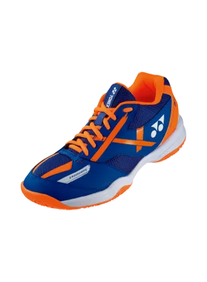 Yonex Power Cushion 39 Wide Badminton Shoes (Blue/Orange)