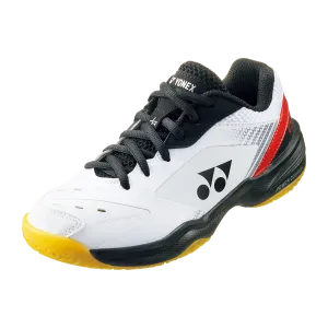 Yonex Power Cushion 65 Junior Badminton Shoes (White/Red)